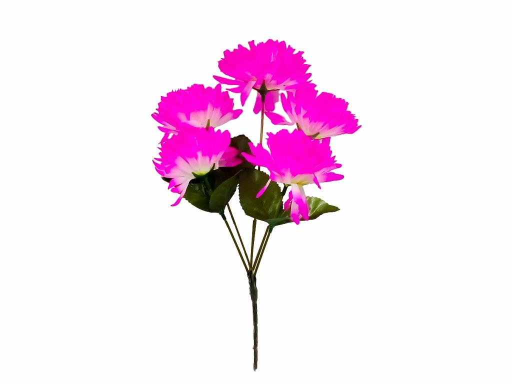 Flores Artificiales De 5 Cabezas  Set de  2